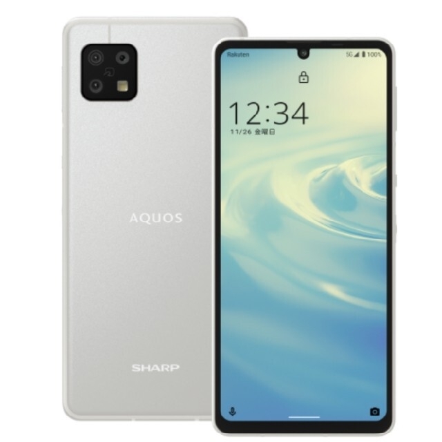 SHARP AQUOS sense6 SH-RM19 64GB シルバー 【お年玉セール特価