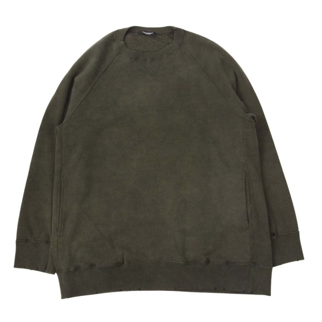 UNDERCOVER アンダーカバー 22AW VERDY SWEATSHIRT ヴェルディ フロントプリント スウェットシャツ トレーナー グレー UC2B9813