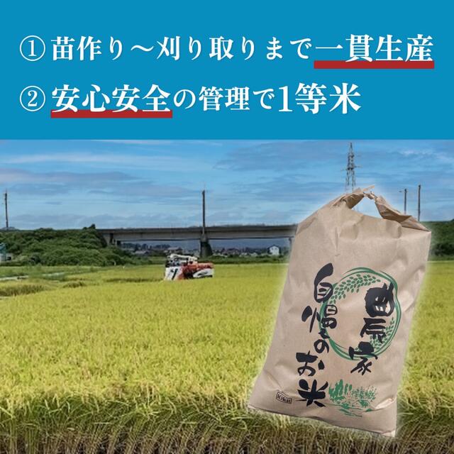 【限定ご奉仕価格】滋賀県産　1等米コシヒカリ　30kg