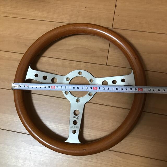 中古 MOMO INDY ウッドステアリング モモステ モモステアリング 当時物 ...