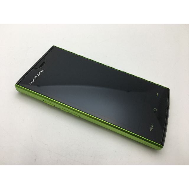 SHARP(シャープ)のsoftbank AQUOS PHONE 103SH グリーン◆美品◆357 スマホ/家電/カメラのスマートフォン/携帯電話(スマートフォン本体)の商品写真