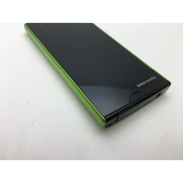 SHARP(シャープ)のsoftbank AQUOS PHONE 103SH グリーン◆美品◆357 スマホ/家電/カメラのスマートフォン/携帯電話(スマートフォン本体)の商品写真