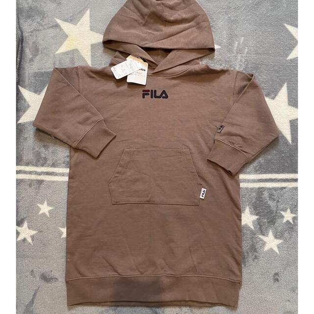 FILA(フィラ)の新品⭐︎フィラ⭐︎スエットワンピース キッズ/ベビー/マタニティのキッズ服女の子用(90cm~)(ワンピース)の商品写真