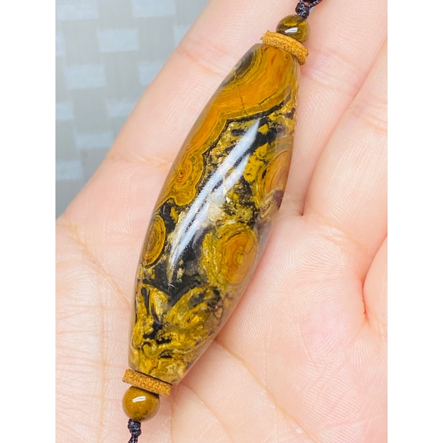 ☆開光天珠二眼天珠海洋模様蒙天珠夫婦円満 ☆開光天珠二眼天珠海洋模様蒙天珠夫婦円満