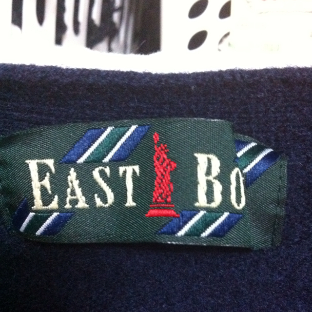 EASTBOY(イーストボーイ)のEAST BOY/ネイビーカーディガン レディースのトップス(カーディガン)の商品写真