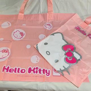 サンリオ(サンリオ)のハローキティ☆クリーニングリピートバッグ（S・L）2枚セット(キャラクターグッズ)