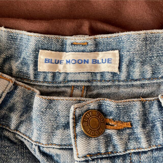 BLUE MOON BLUE(ブルームーンブルー)のブルームーンブルー デニムミニスカート レディースのスカート(ミニスカート)の商品写真