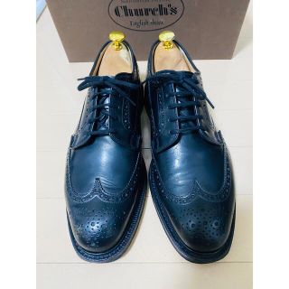 チャーチ(Church's)の美品　Church's グラフトン70F/ブラックバインダーカーフ(ドレス/ビジネス)