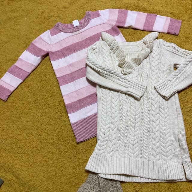 babyGAP(ベビーギャップ)のベビーギャップ　セーター　2着 キッズ/ベビー/マタニティのキッズ服女の子用(90cm~)(ニット)の商品写真