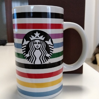 スターバックスコーヒー(Starbucks Coffee)のStarbucks　マグ　Kate Spadeストライプ【箱付き】(その他)