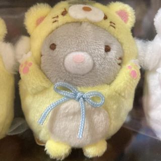 サンエックス(サンエックス)のすみっコぐらし  てのりぬいぐるみ　干支　ねこ　グレー　⭐️未使用⭐️(キャラクターグッズ)