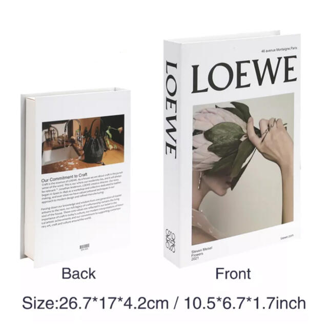 LOEWE(ロエベ)の【大人気】洋書ダミーブック インテリア♡北欧モダン系/韓国/海外雑貨♡数量限定♡ インテリア/住まい/日用品のインテリア小物(置物)の商品写真