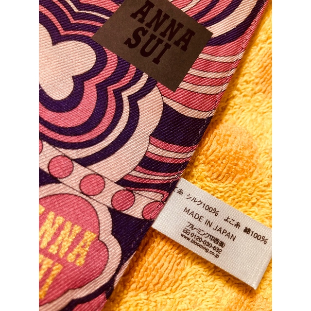 ANNA SUI - アナスイ シルクスカーフpnの通販 by ♡ちこいち's ANNA SUI - アナスイ シルクスカーフpnの通販 by ♡ちこいち's