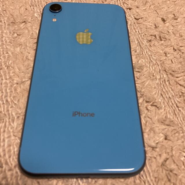 iPhone(アイフォーン)のiPhone XR64G BLUE スマホ/家電/カメラのスマートフォン/携帯電話(スマートフォン本体)の商品写真