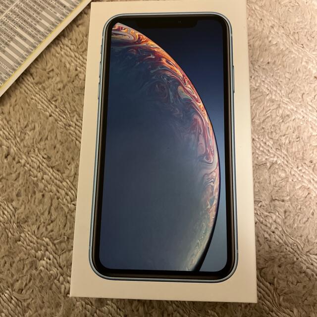 iPhone(アイフォーン)のiPhone XR64G BLUE スマホ/家電/カメラのスマートフォン/携帯電話(スマートフォン本体)の商品写真