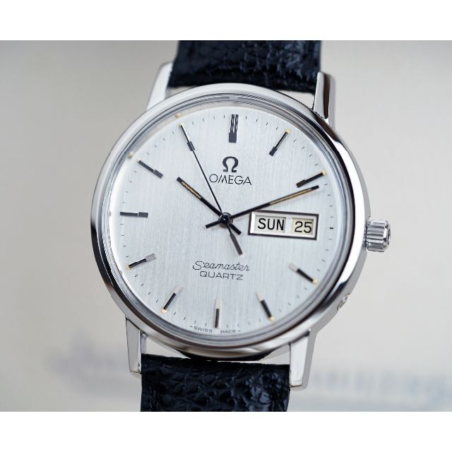【おまけ付】 美品 オメガ シーマスター デイデイト シルバー メンズ Omega 腕時計(アナログ)