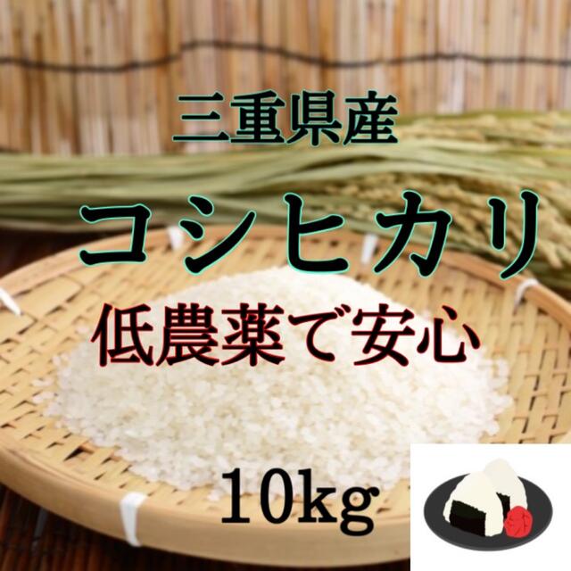 三重県産コシヒカリ10kg 精米出来ます 食品/飲料/酒の食品(米/穀物)の商品写真