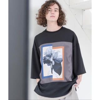 キャスパージョン(Casper John)のキャスパージョン　プリントオーバーTシャツ　Mサイズ(Tシャツ/カットソー(半袖/袖なし))