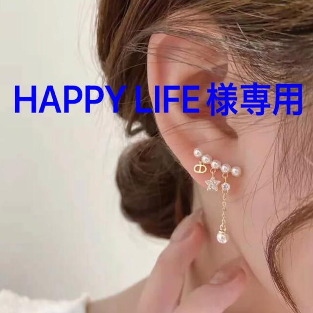 HappyLife様専用 Dior風ピアス レディースのアクセサリー(ピアス)の商品写真