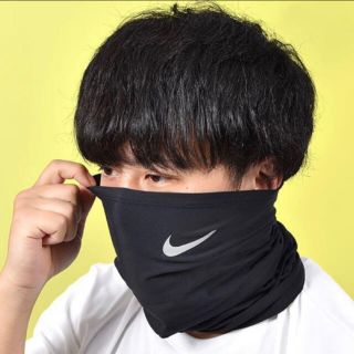 ナイキ(NIKE)の新品未開封ナイキNIKE ネックウォーマー ランニング ラップ ブラックスポーツ(ネックウォーマー)