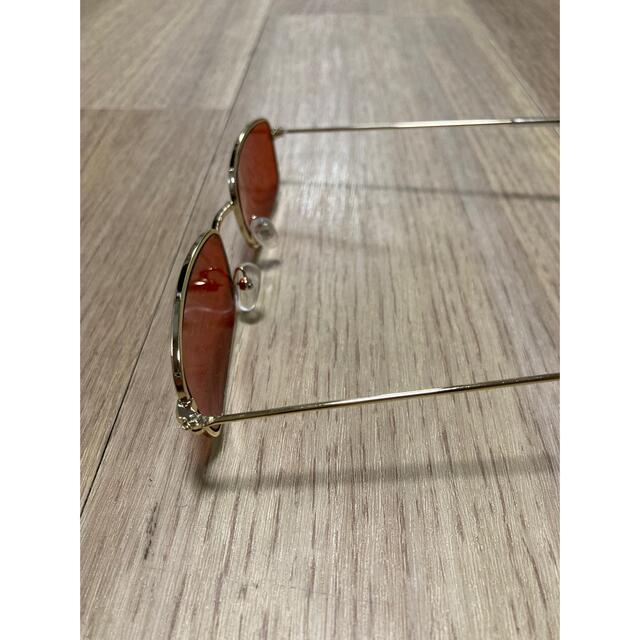 専用 vintage square orange sunglasses 3