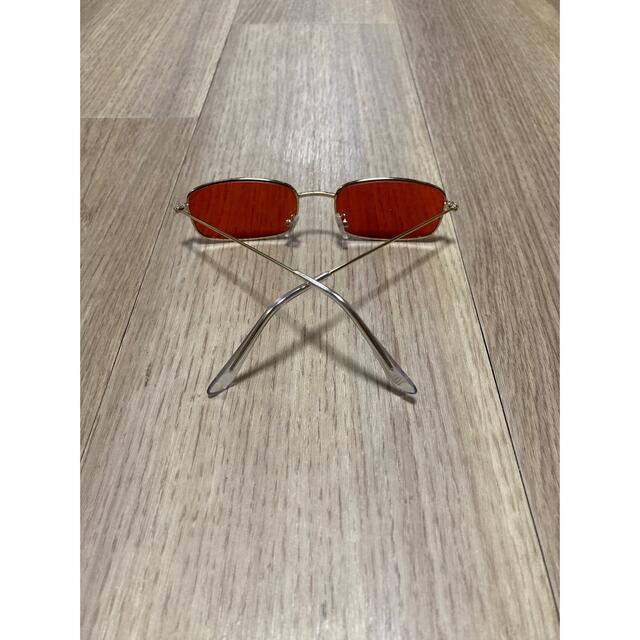専用 vintage square orange sunglasses 6