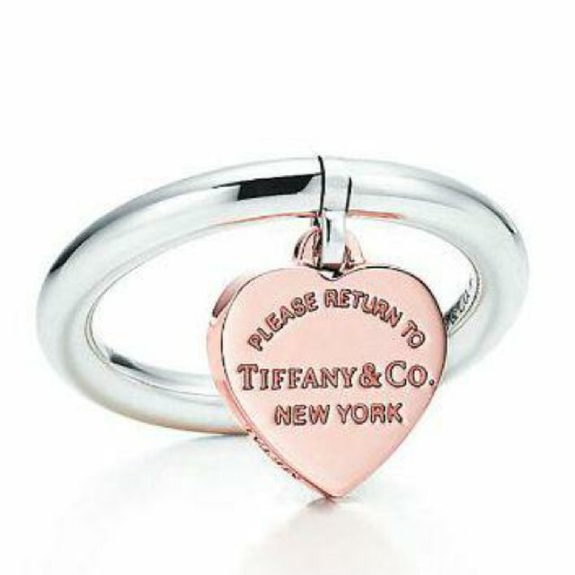 Tiffany & Co. - リターン トゥ ティファニー ローズゴールド ハート タグ リング