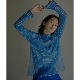 アメリヴィンテージ(Ameri VINTAGE)の週末限定値下げ/SIMPLE DOUBLE COLOR CHECK TOP(カットソー(長袖/七分))