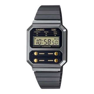 カシオ(CASIO)のCASIO　A100WEGG　カシオ 海外モデル　NEWカラー(腕時計(デジタル))