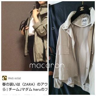 ザラ(ZARA)のザラZARA人気マウンテンパーカーVERYモッズコートMM6ダブスタJJビームス(スプリングコート)