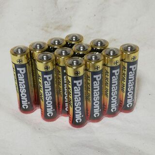 パナソニック 単4電池 12本 アルカリ乾電池 並行輸入 長期保存(防災関連グッズ)
