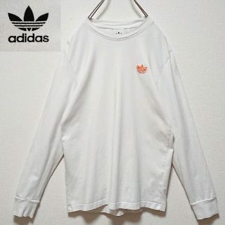 アディダス(adidas)のadidas アディダス ワンポイント トレフォイル ロゴ 長袖 Tシャツ(Tシャツ/カットソー(七分/長袖))