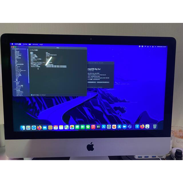 PC/タブレットiMac 21.5-inch Late2015 1TBHDD