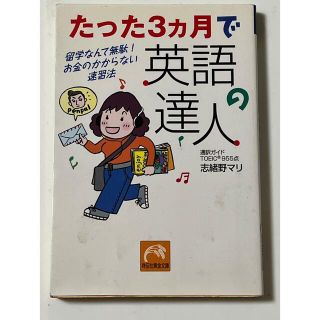 【古本】たった３カ月で英語の達人 留学なんて無駄！お金のかからない速習法(その他)