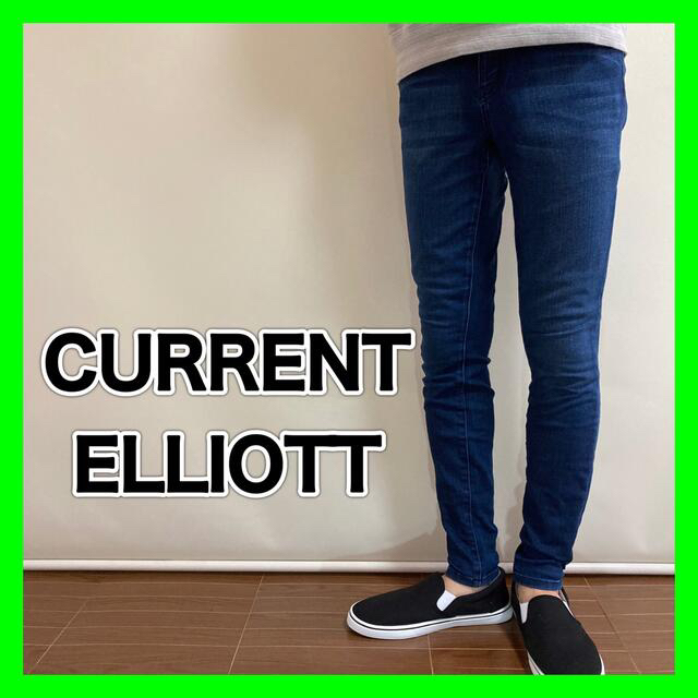 Current Elliott(カレントエリオット)の【CURRENT ELLIOTT】カレントエリオット　アンクルスキニーデニム レディースのパンツ(スキニーパンツ)の商品写真