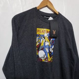 プレイボーイ(PLAYBOY)のPLAYBOY　プレイ ボーイ　新品　長袖　ロンティ　Mサイズ(Tシャツ/カットソー(七分/長袖))