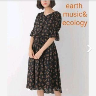 アースミュージックアンドエコロジー(earth music & ecology)のearth music&ecology ワンピース風 上下セット(ひざ丈ワンピース)