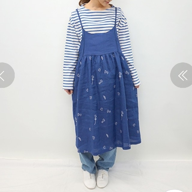 美品☆haupia/ハウピア シジミチョウのステップワンピース☆の 美品☆haupia/ハウピア シジミチョウのステップワンピース☆の