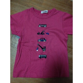 ファミリア(familiar)のファミリア　車　ピンク　シャツ(Tシャツ/カットソー)