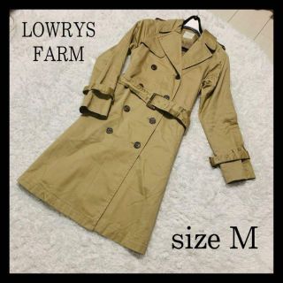 ローリーズファーム(LOWRYS FARM)の【美品】LOWRYS FARM ローリーズ　ファーム　トレンチコート　ベルト付(トレンチコート)