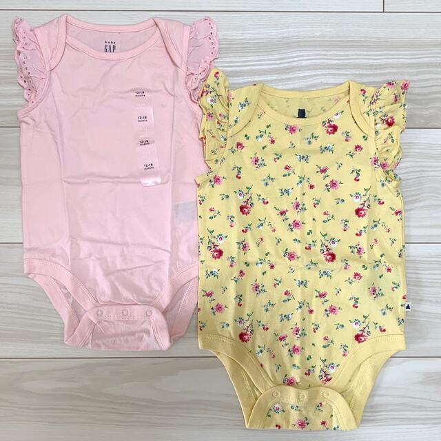 babyGAP(ベビーギャップ)の【新品】babygap ロンパース 2枚セット 80 キッズ/ベビー/マタニティのベビー服(~85cm)(ロンパース)の商品写真