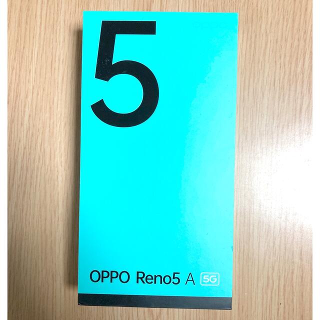 OPPO(オッポ)の【新品未使用】OPPO Reno5 A シルバーブラック スマホ/家電/カメラのスマートフォン/携帯電話(スマートフォン本体)の商品写真