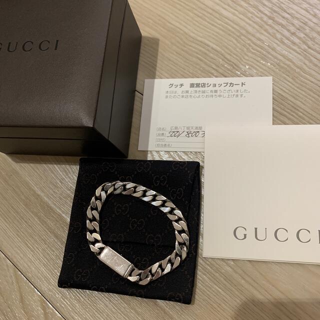 Gucci(グッチ)の週末限定値下げ！GUCCI グッチ　喜平925 チェーンブレス　　 メンズのアクセサリー(ネックレス)の商品写真