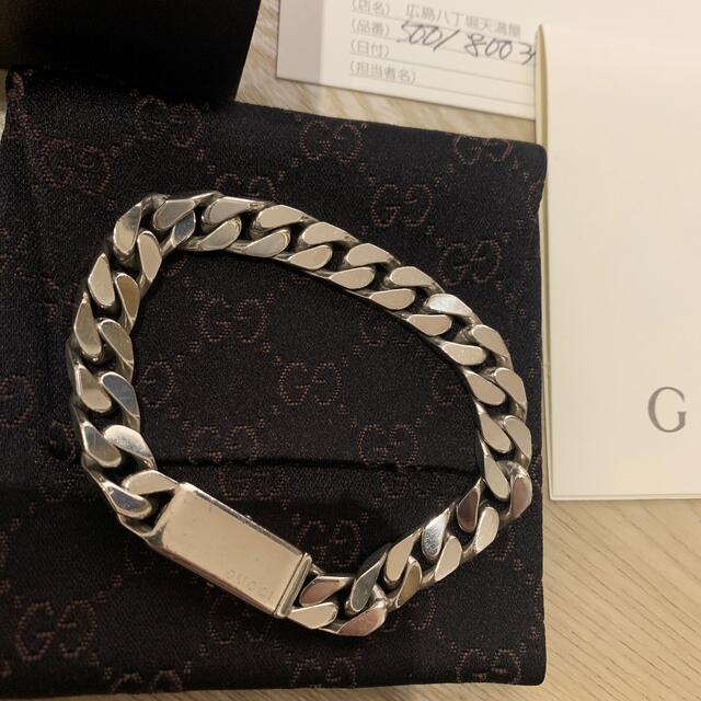 Gucci(グッチ)の週末限定値下げ！GUCCI グッチ　喜平925 チェーンブレス　　 メンズのアクセサリー(ネックレス)の商品写真