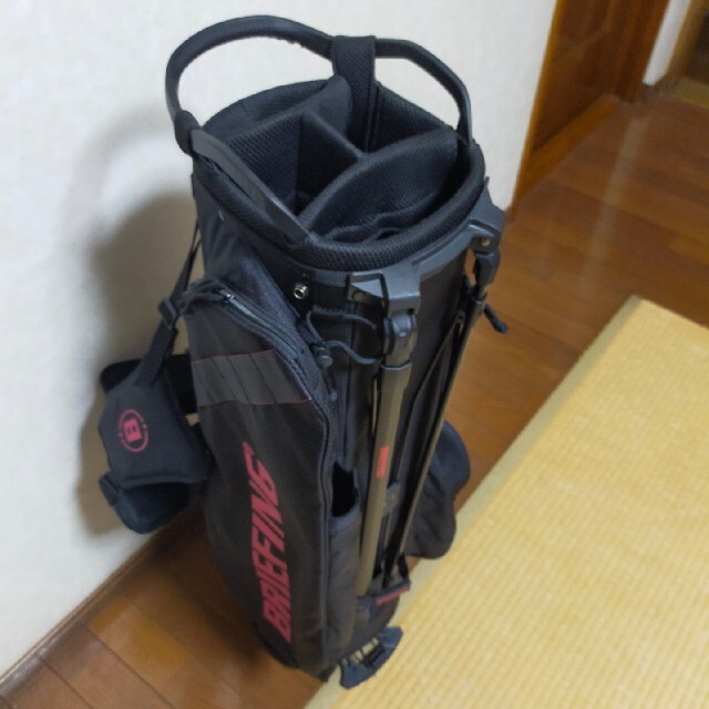 BRIEFING(ブリーフィング)のBRIEFINGゴルフキャディバッグCR7BLACK スポーツ/アウトドアのゴルフ(バッグ)の商品写真