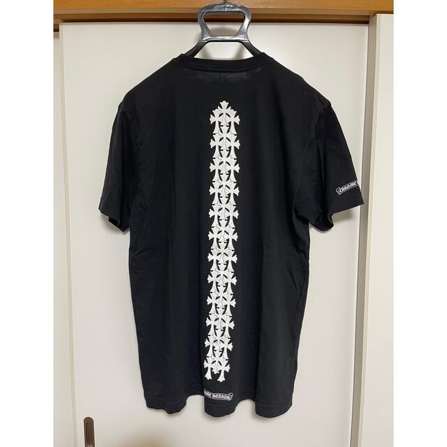 レビュー高評価の商品！ クロム - Hearts Chrome ハーツ Tシャツ　ブラック　Lサイズ  クロス セメタリー Tシャツ+カットソー(半袖+袖なし)