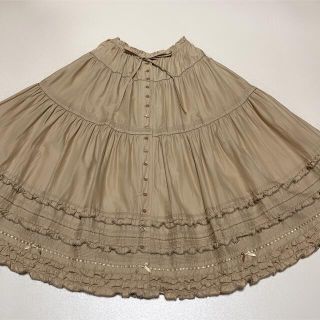 ピンクハウス スカート(ベージュ系)の通販 100点以上 | PINK HOUSEの ... ピンクハウス ピコット配色 ローンミディ丈スカート ベージュ
