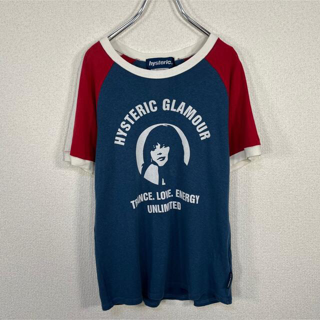 HYSTERIC GLAMOUR(ヒステリックグラマー)の【旧タグ】ヒステリックグラマー　Tシャツ　ロゴ　ヒスガール　プリント　ラグラン レディースのトップス(Tシャツ(半袖/袖なし))の商品写真