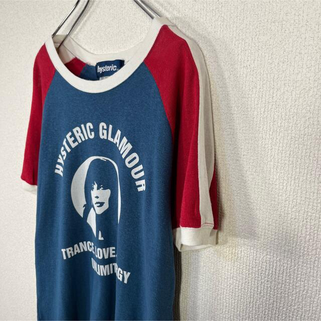 HYSTERIC GLAMOUR(ヒステリックグラマー)の【旧タグ】ヒステリックグラマー　Tシャツ　ロゴ　ヒスガール　プリント　ラグラン レディースのトップス(Tシャツ(半袖/袖なし))の商品写真