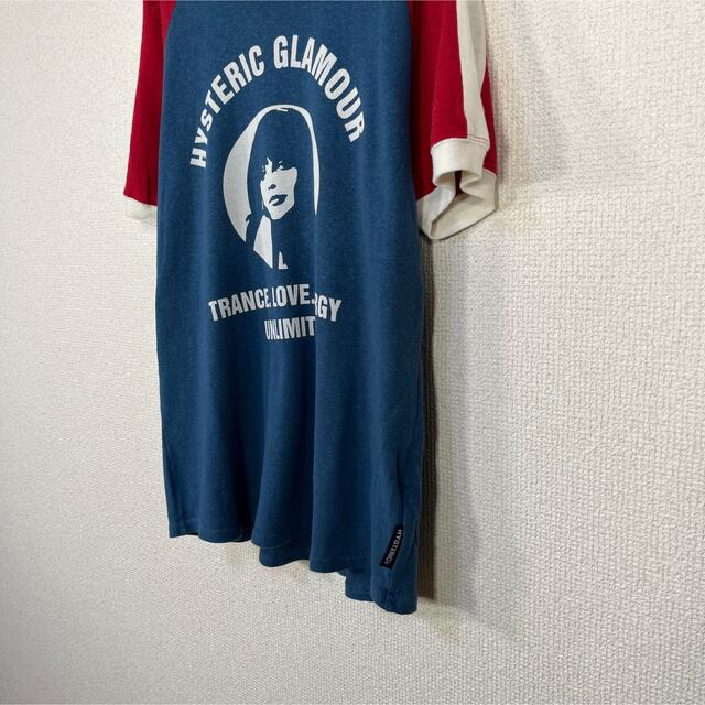 HYSTERIC GLAMOUR(ヒステリックグラマー)の【旧タグ】ヒステリックグラマー　Tシャツ　ロゴ　ヒスガール　プリント　ラグラン レディースのトップス(Tシャツ(半袖/袖なし))の商品写真